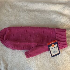 Top Paw Fuchsia Dog Sweater, Size XS